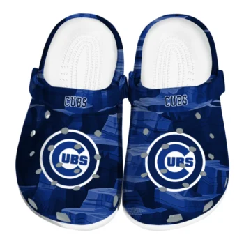 Chicago Cubs Clogs - Canyon Layers Blue