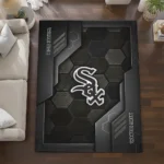 chicago-white-sox-rug-hexagonal-grid-pattern-black-best-selling.webp