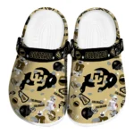 Colorado Buffaloes Clogs - Football Icons Gold