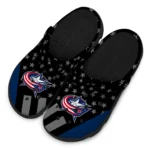 columbus-blue-jackets-clog-stellar-stripes-theme-navy-blue-black-best-selling.webp