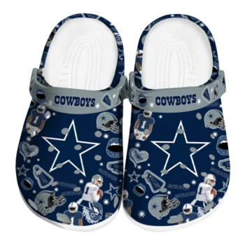 Dallas Cowboys Clogs - Football Icons Blue