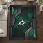 dallas-stars-rug-hexagonal-grid-pattern-green-best-selling.webp