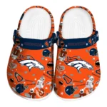 Denver Broncos Clogs - Football Icons Orange