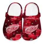 Detroit Red Wings Clogs - Canyon Layers Red