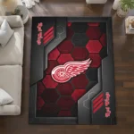 detroit-red-wings-rug-hexagonal-grid-pattern-red-best-selling.webp