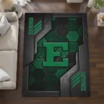 eastern-michigan-eagles-rug-hexagonal-grid-pattern-green-best-selling.webp