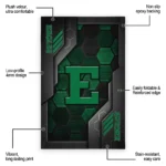 eastern-michigan-eagles-rug-hexagonal-grid-pattern-green-best-selling.webp