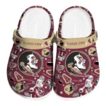 Florida State Seminoles Clogs - Football Icons Garnet