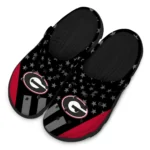 georgia-bulldogs-clog-stellar-stripes-theme-red-black-best-selling.webp