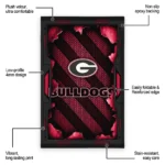 georgia-bulldogs-rug-torn-mesh-red-best-selling.webp