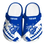 Georgia State Panthers Clogs - Custom Football Motif Blue