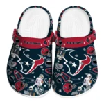 Houston Texans Clogs - Football Icons Blue