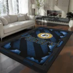 Indiana Pacers Rug - Torn Mesh Blue