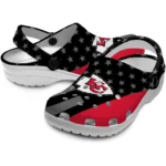 kansas-city-chiefs-clog-stellar-stripes-theme-red-black-best-selling.webp