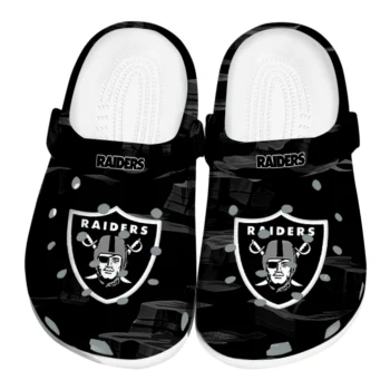 Las Vegas Raiders Clogs - Canyon Layers Black