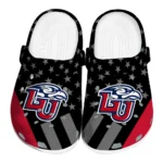 Liberty Flames Clogs - Stellar Stripes Theme Red Black