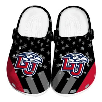 Liberty Flames Clogs - Stellar Stripes Theme Red Black