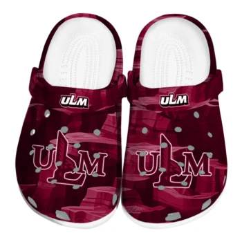 Louisiana-Monroe Warhawks Clogs - Canyon Layers Red