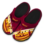 louisiana-monroe-warhawks-clog-personalized-football-motif-red-best-selling.webp