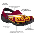 louisiana-monroe-warhawks-clog-personalized-football-motif-red-best-selling.webp