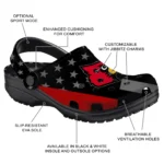 louisville-cardinals-clog-stellar-stripes-theme-red-black-best-selling.webp