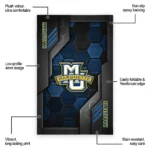 marquette-golden-eagles-rug-hexagonal-grid-pattern-blue-best-selling.webp