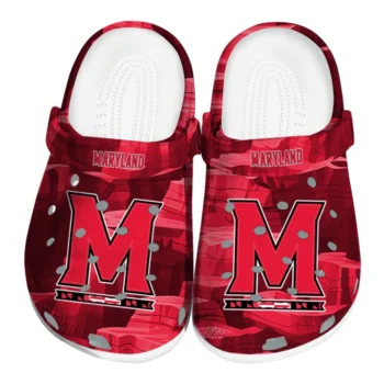 Maryland Terrapins Clogs - Canyon Layers Red