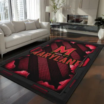 Maryland Terrapins Rug - Torn Mesh Red