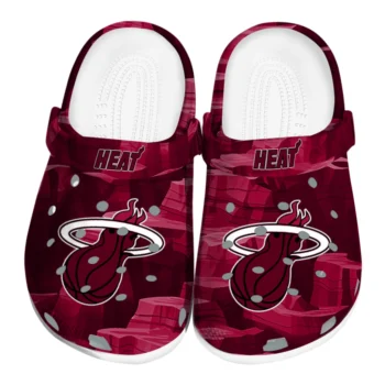 Miami Heat Clogs - Canyon Layers Red