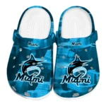 Miami Marlins Clogs - Canyon Layers Blue