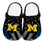 michigan-wolverines-clog-stellar-stripes-theme-blue-black-best-selling.webp