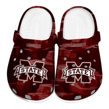 Mississippi State Bulldogs Clogs - Canyon Layers Maroon