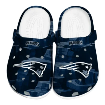 New England Patriots Clogs - Canyon Layers Blue