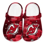 New Jersey Devils Clogs - Canyon Layers Red