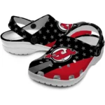 new-jersey-devils-clog-stellar-stripes-theme-red-black-best-selling.webp