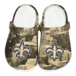 New Orleans Saints Clogs - Canyon Layers Gold