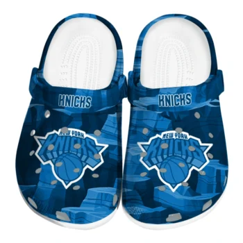 New York Knicks Clogs - Canyon Layers Blue