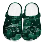 North Dakota State Bison Clogs - Canyon Layers Green