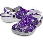 northwestern-wildcats-clog-football-icons-purple-best-selling.webp