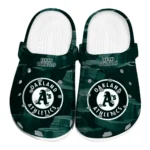 Oakland Athletics Clogs - Canyon Layers Green