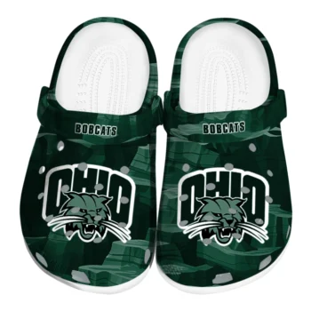 Ohio Bobcats Clogs - Canyon Layers Green