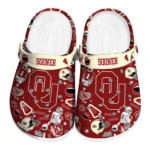 Oklahoma Sooners Clogs - Football Icons Crimson