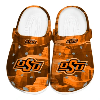 Oklahoma State Cowboys Clogs - Canyon Layers Orange