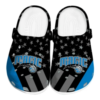 Orlando Magic Clogs - Stellar Stripes Theme Blue Black