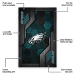 philadelphia-eagles-rug-hexagonal-grid-pattern-green-best-selling.webp