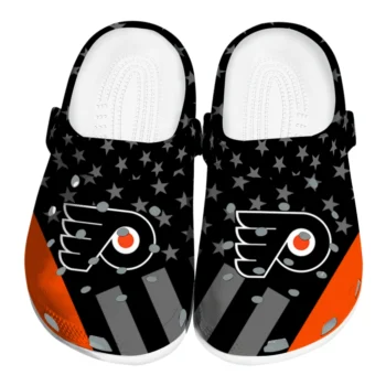 Philadelphia Flyers Clogs - Stellar Stripes Theme Orange Black