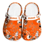 Sam Houston Bearkats Clogs - Football Icons Orange