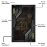san-diego-padres-rug-hexagonal-grid-pattern-brown-best-selling.webp