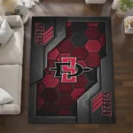 san-diego-state-aztecs-rug-hexagonal-grid-pattern-red-best-selling.webp