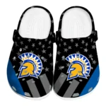 san-jose-state-spartans-clog-stellar-stripes-theme-blue-black-best-selling.webp